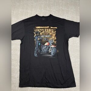 Vintage 1992 Harley Davidson Most Wanted cowboy Single stitch T shirt size XL